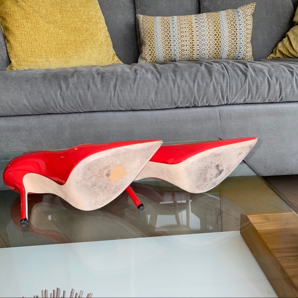 Jimmy Choo “Love” Chilli Red patent leather pumps - Picture 4 of 8